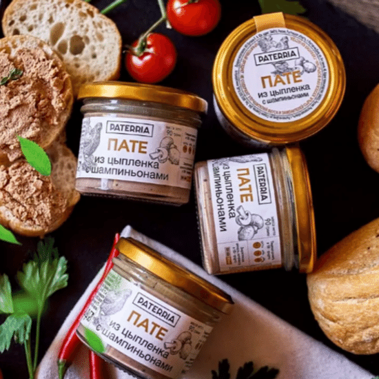 Пате из цыпленка с шампиньонами, 90 гр