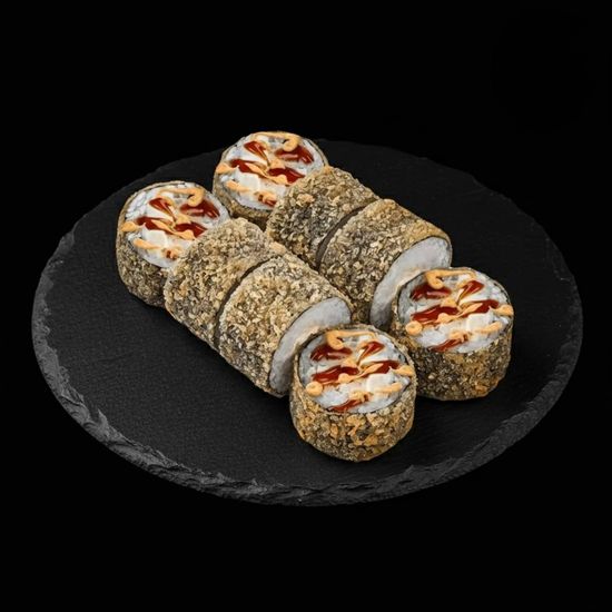 Жаренный с курицей и соусом спайси