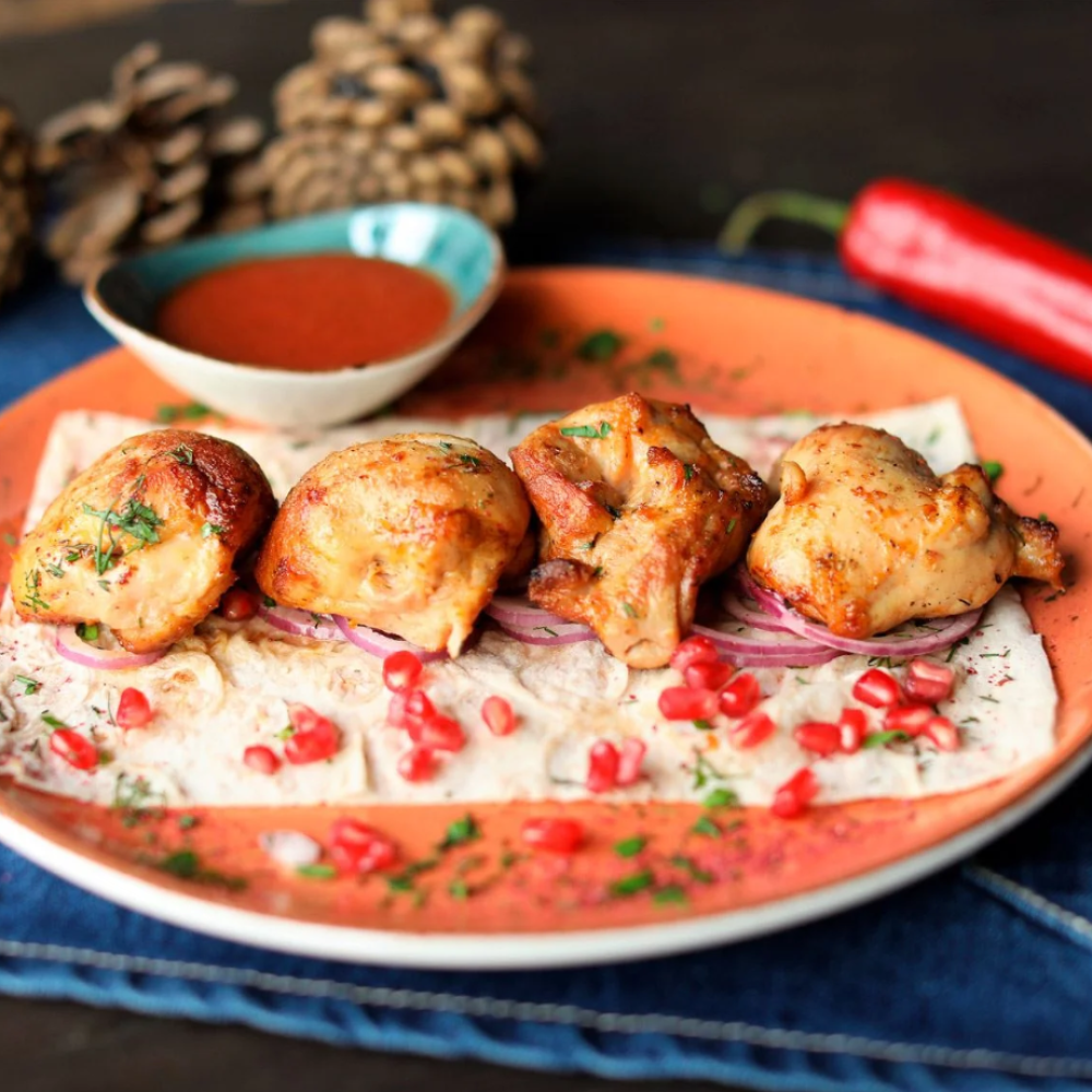 Шашлык из куриного бедра