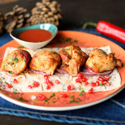 Шашлык из куриного бедра