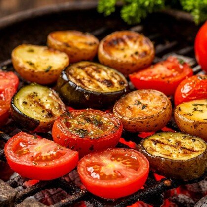 Овощи на углях