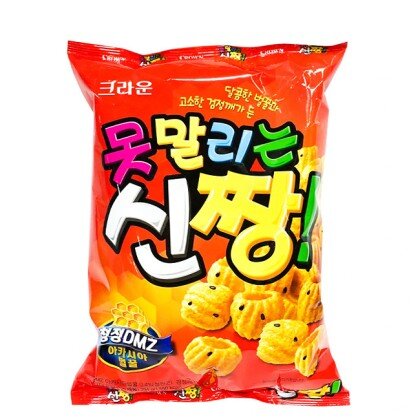 Корейские хрустящие колечки с мёдом и семенами кунжута