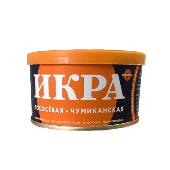 Икра Горбуши, 140гр, ж/б ООО "Сонико-Чумикан" отборная соленая