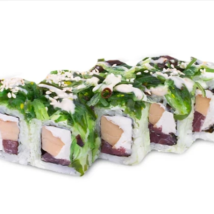 Ролл "Дракон" зеленый с тунцом