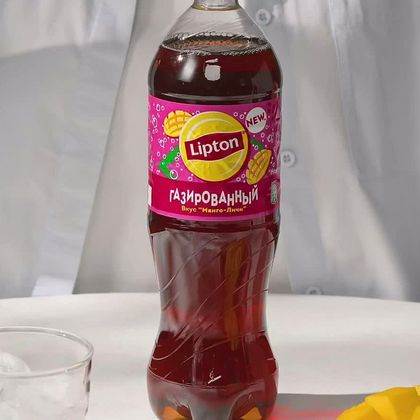 ЛИПТОН газированный манго-личи