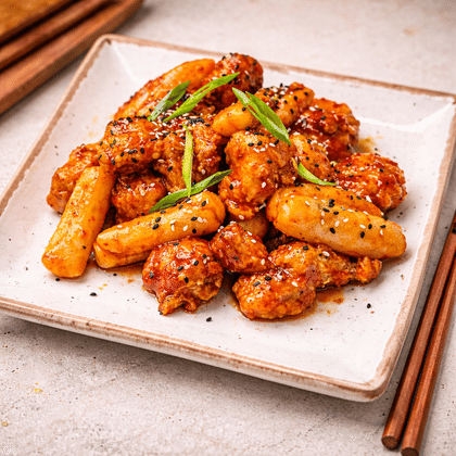 Курица с токпокки