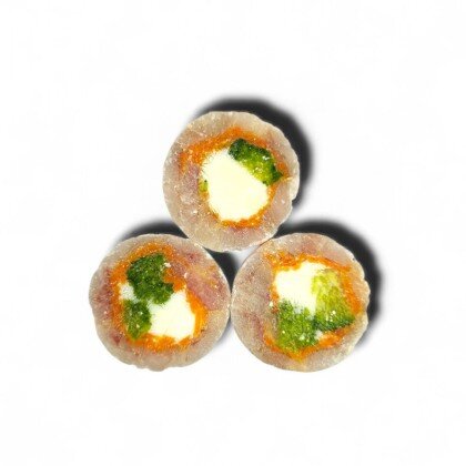 Рулет тресковый с брокколи и творожным сыром, кг