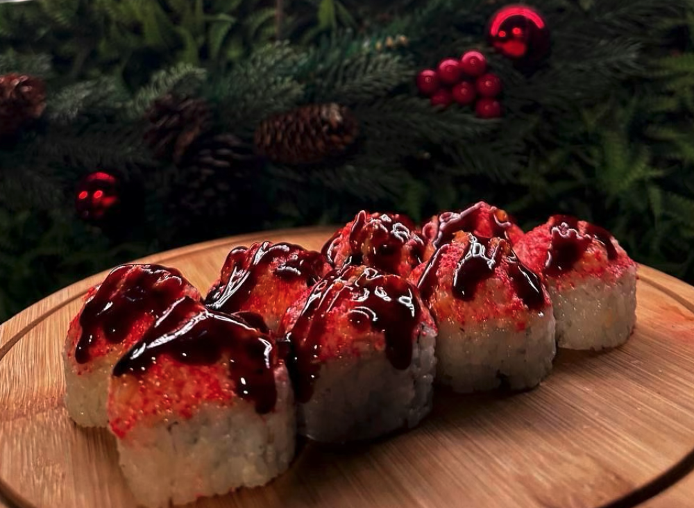 Ролл «Парящая креветка»