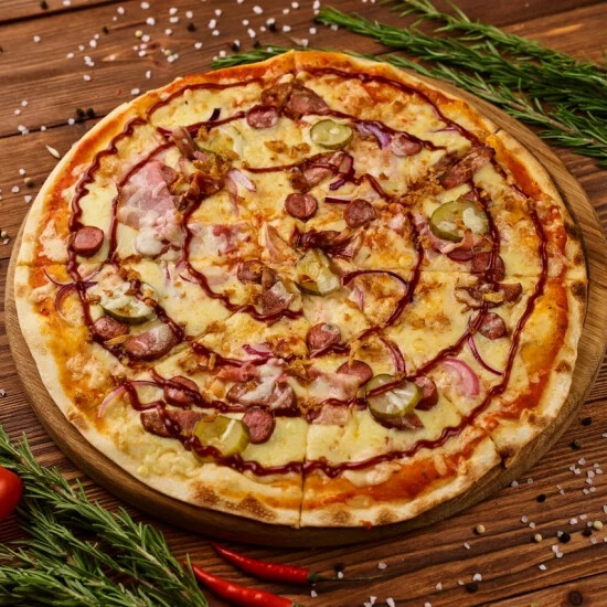 Пицца барбекю