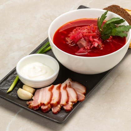 Борщ с говядиной