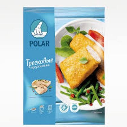 Треугольники в тресковые в панировке "Полар"