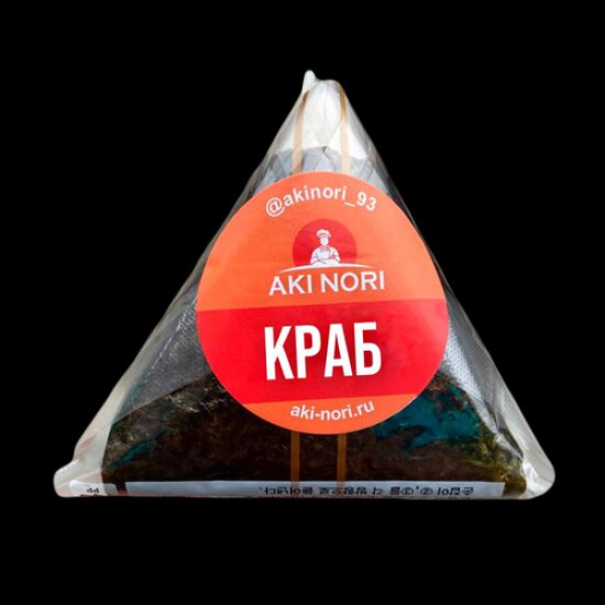 Онигири с крабом