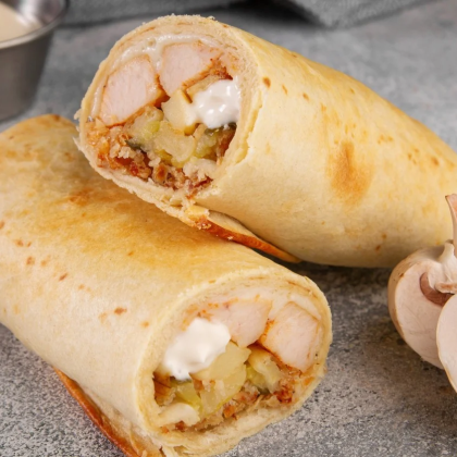 Комбик грибной с курицей