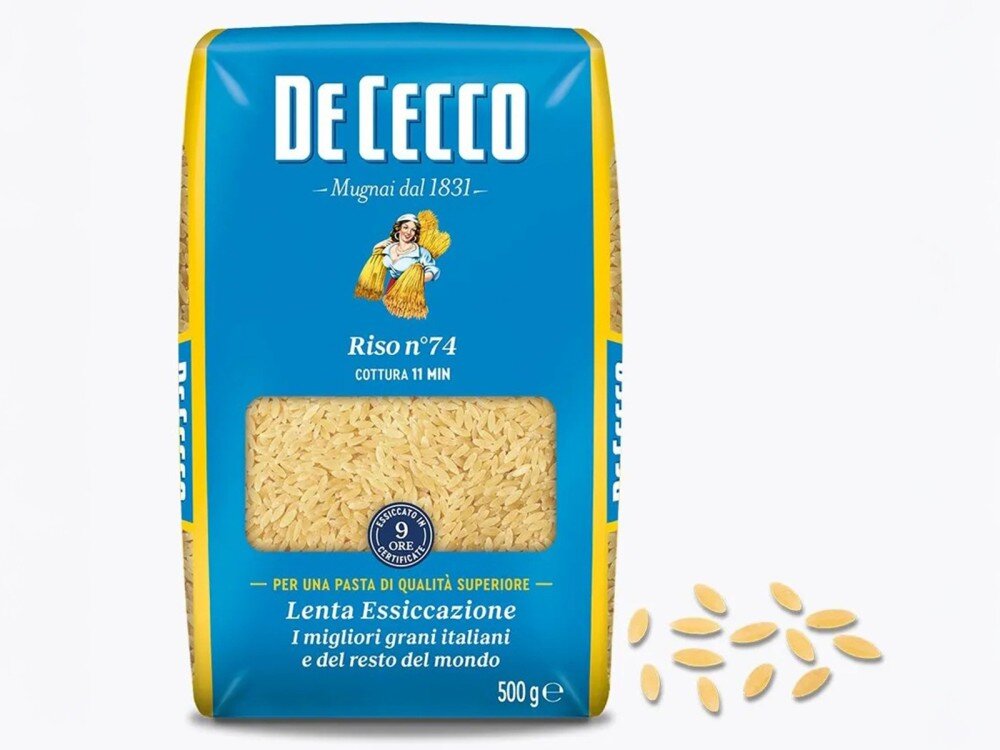 Паста De Cecco №74 Ризо, Италия, 500 г