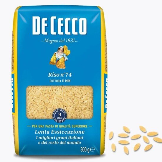 Паста De Cecco №74 Ризо, Италия, 500 г