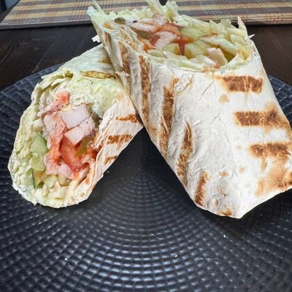 Шаурма с моцареллой