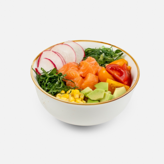 Поке с лососем