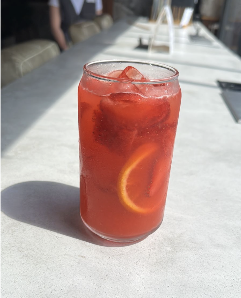 Клубничный шприц