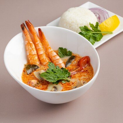 Суп Том Ям с креветкой