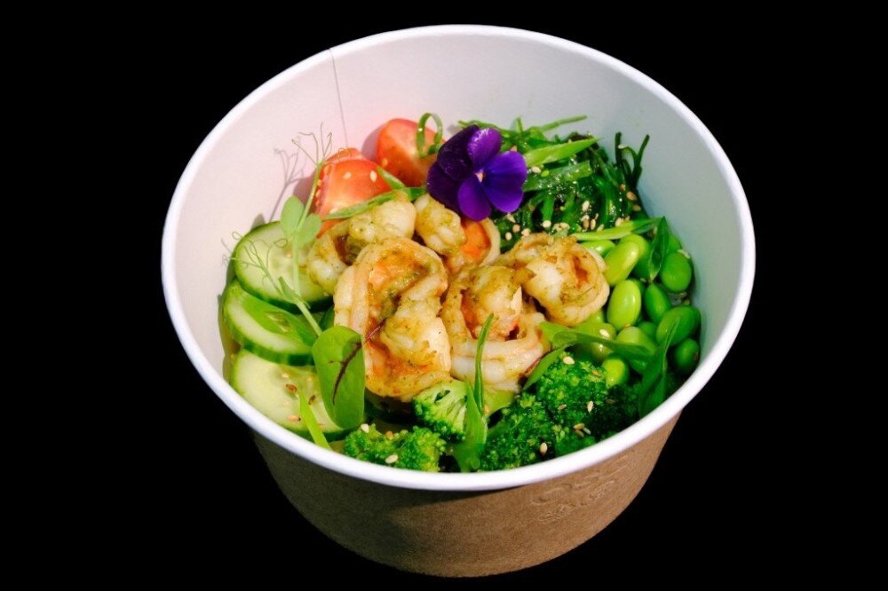 Боул с креветкой