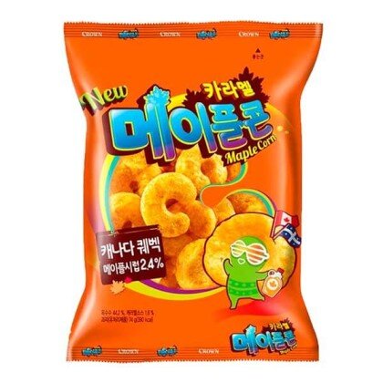 Кукурузные палочки в карамели с кленовым сиропом Maple corn