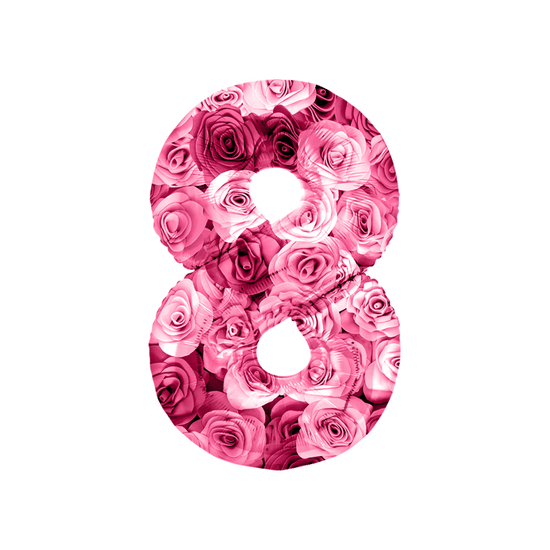 ≈ 85 см, Цифра 8, Симфония роз, Фуше