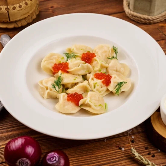 Пельмени с рыбой