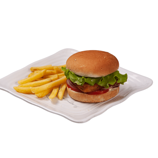 Фиш Бургер с фри