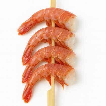 Лангустины (Креветки 30/45) на шпажках в маринаде, кг