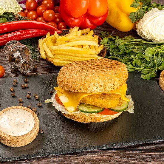 Чикенбургер с Чеддером