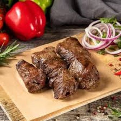 Шашлык из печени говяжей с курдюком