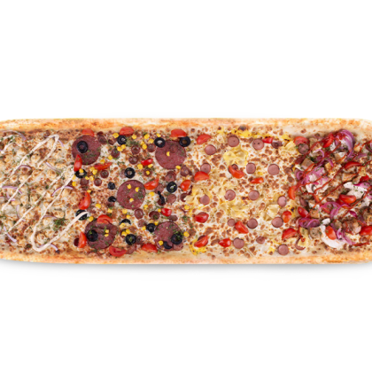 Пицца "Времена года", почти метр!