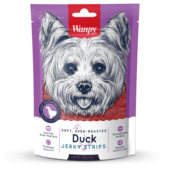 Wanpy Dog лакомство для собак, утиная соломка, 100 г