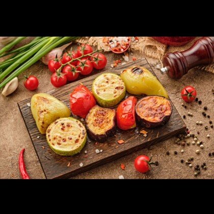 Овощи на мангале