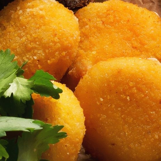 Сырные медальоны