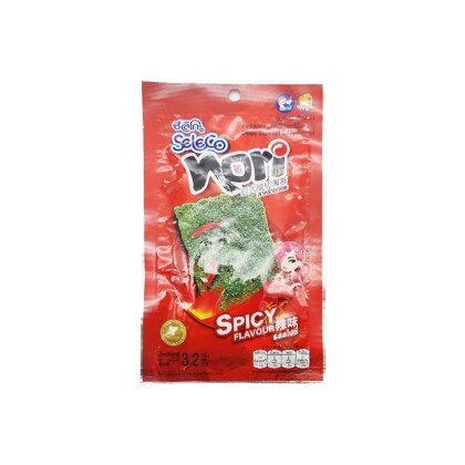 Тайская морская жареная капуста в листах (острый вкус) "Seleco"