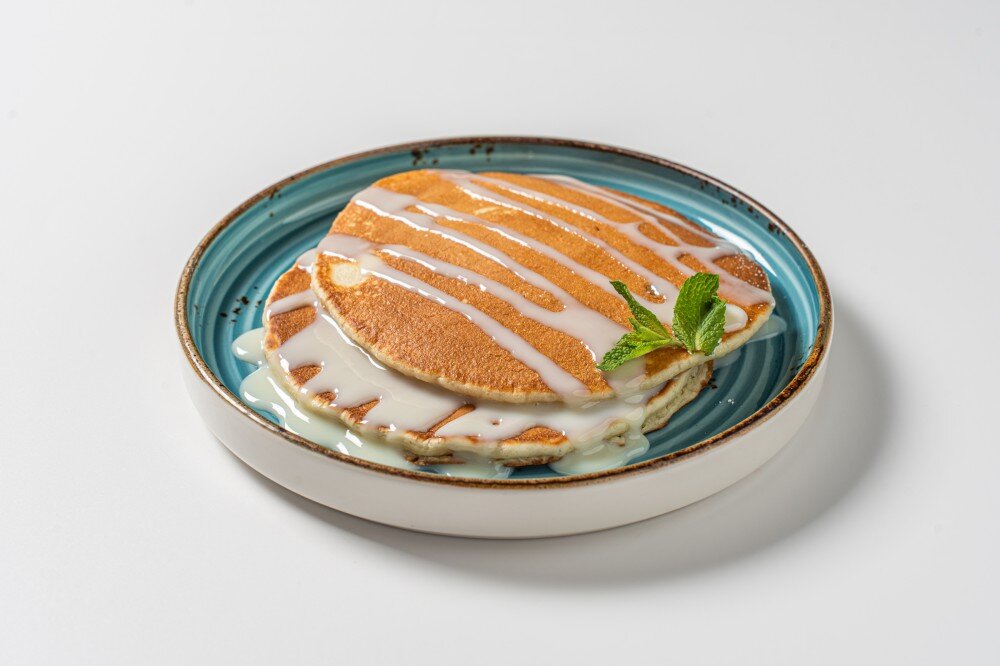 Панкейк со сгущенным молоком