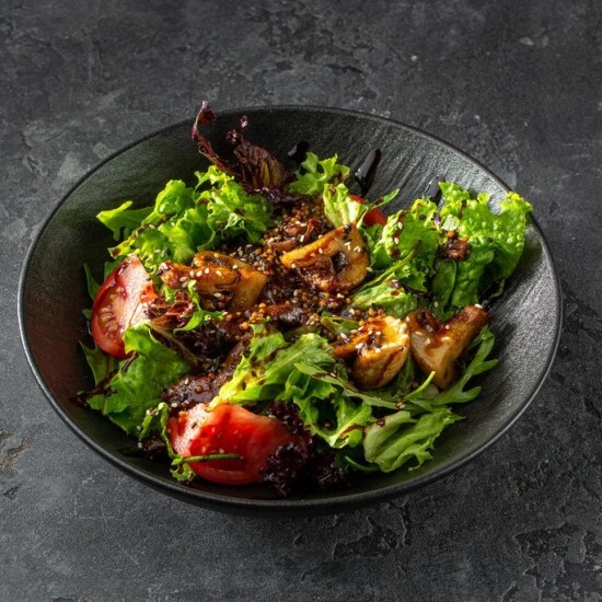 Салат с куриной печенью