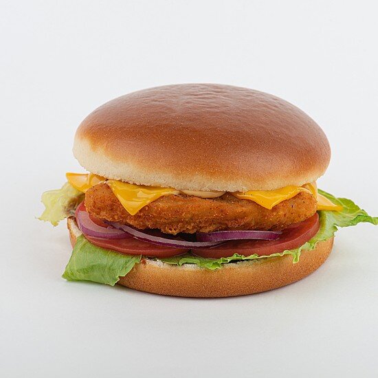 Чикен-стрипс бургер