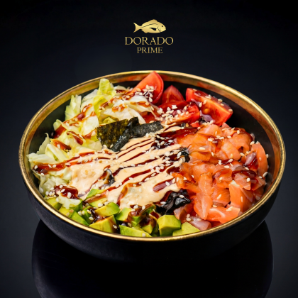 Поке с лососем