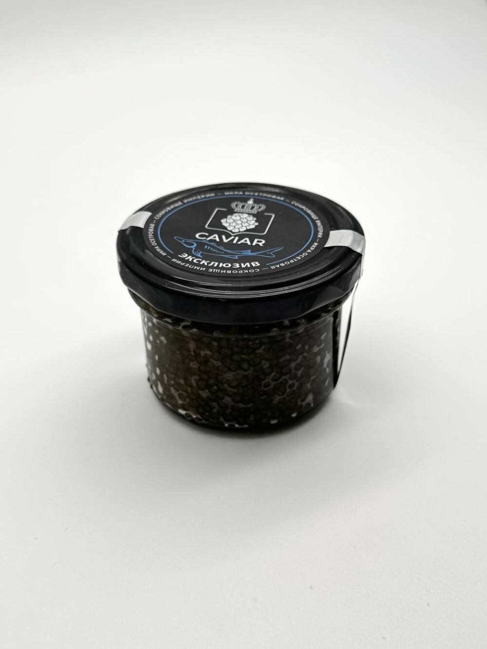 Икра Осетра Русского (Забойная) зернистая 100гр с/б