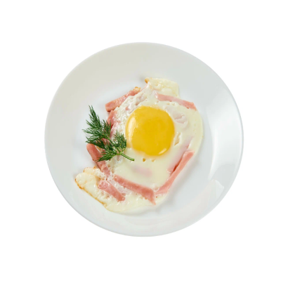 Яичница с Луком и Беконом/Ветчиной