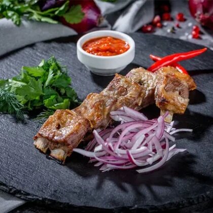 Шашлык из бараньих ребрышек