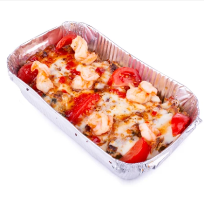 Паста с морепродуктами из печи