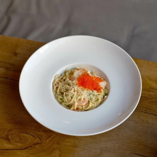 С креветками