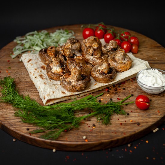 Шампиньоны на углях