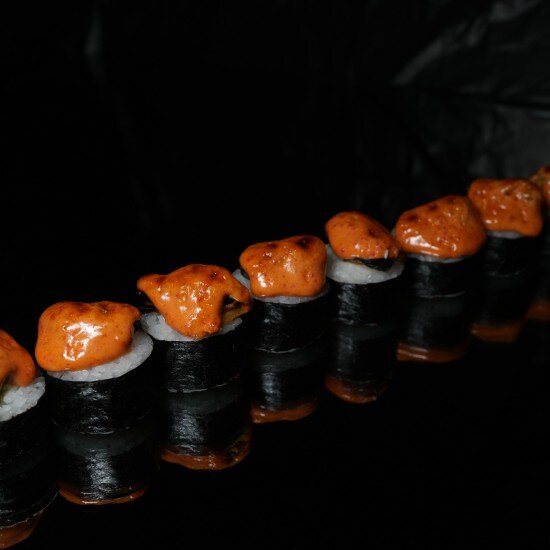 Запечённый с мидией