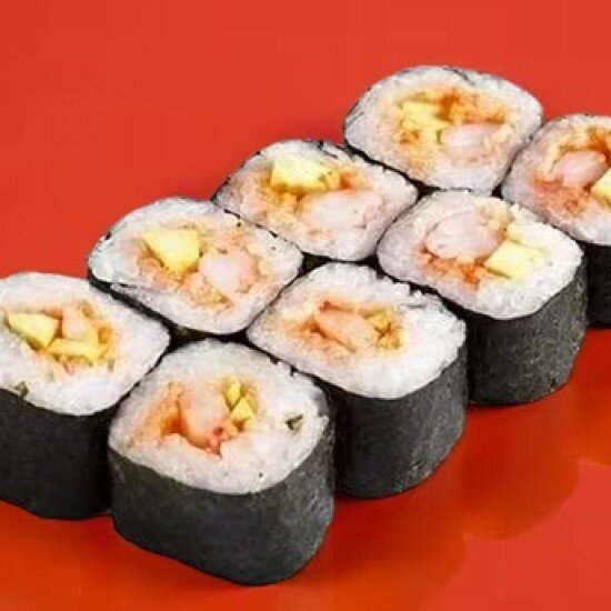 Маки спайси креветка