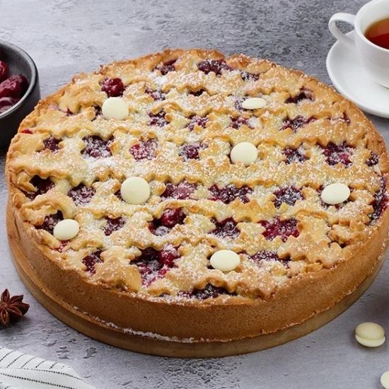 Пирог «Вишня с белым шоколадом»