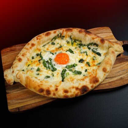 Хачапури по-Аджарски со шпинатом